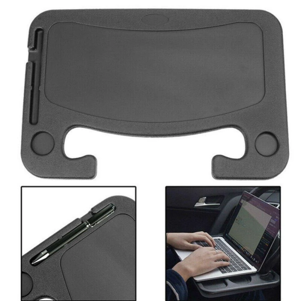 Portable Car Steering Wheel Tray – Multi-Functional Desk for Laptop