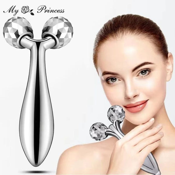 3D Face Massager Roller – Y-Shape for Lifting & Skin Firming